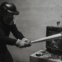 New Smash Room / Rage Room at family friendly axe throwing and mini golf entertainment venue in North Plains, Oregon.