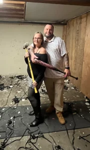 Indoor axe throwing, smash room, and mini golf for any event or celebration at North Plains entertainment venue.